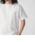 【WEB限定】SHIPS:〈手洗い可能/抗菌/防臭〉ワンポイント ロゴ バーズアイ ヘンリーネック Tシャツ
