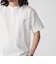 【WEB限定】SHIPS:〈手洗い可能/抗菌/防臭〉ワンポイント ロゴ バーズアイ ヘンリーネック Tシャツ
