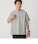 【WEB限定】SHIPS:〈手洗い可能/抗菌/防臭〉ワンポイント ロゴ バーズアイ ヘンリーネック Tシャツ