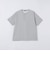 【WEB限定】SHIPS:〈手洗い可能/抗菌/防臭〉ワンポイント ロゴ バーズアイ ヘンリーネック Tシャツ