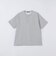 【WEB限定】SHIPS:〈手洗い可能/抗菌/防臭〉ワンポイント ロゴ バーズアイ ヘンリーネック Tシャツ