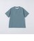 【WEB限定】SHIPS:〈手洗い可能/抗菌/防臭〉ワンポイント ロゴ バーズアイ ヘンリーネック Tシャツ