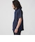 【WEB限定】SHIPS:〈手洗い可能/抗菌/防臭〉ワンポイント ロゴ バーズアイ ヘンリーネック Tシャツ