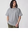 【WEB限定】SHIPS:〈手洗い可能/抗菌/防臭〉ワンポイント ロゴ バーズアイ ヘンリーネック Tシャツ