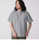 【WEB限定】SHIPS:〈手洗い可能/抗菌/防臭〉ワンポイント ロゴ バーズアイ ヘンリーネック Tシャツ