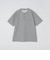 【WEB限定】SHIPS:〈手洗い可能/抗菌/防臭〉ワンポイント ロゴ バーズアイ ヘンリーネック Tシャツ