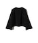 〈手洗い可能〉ブラック フォーマル フレア スリーブ ジャケット ◇