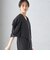 little black:〈手洗い可能〉ネジリ スリーブ シアー ショート 羽織（セレモニー対応可）