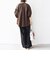 〈接触冷感 / 撥水加工〉TEX BRID(R)タフタ スキッパー 5分袖 ブラウス