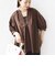 〈接触冷感 / 撥水加工〉TEX BRID(R)タフタ スキッパー 5分袖 ブラウス