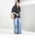 〈接触冷感 / 撥水加工〉TEX BRID(R)タフタ スキッパー 5分袖 ブラウス