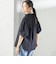 〈接触冷感 / 撥水加工〉TEX BRID(R)タフタ スキッパー 5分袖 ブラウス