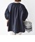 〈接触冷感 / 撥水加工〉TEX BRID(R)タフタ スキッパー 5分袖 ブラウス