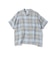 Southwick: Gate Label リネン オンブレチェック ショートスリーブ シャツ