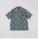 SHIPS: メッシュ プリント レギュラーカラー ショートスリーブ シャツ