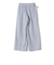 〈接触冷感・手洗い可能〉麻混 シャンブレー ウエスト ゴム ワイド パンツ