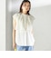 〈手洗い可能〉シアー トリコット フレア ヨーク ノースリーブ ブラウス