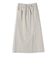 〈手洗い可能〉麻混 ストレッチ ドロスト Aライン スカート