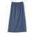 〈手洗い可能〉麻混 ストレッチ ドロスト Aライン スカート