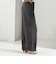 〈手洗い可能〉麻混 タック ワイド パンツ