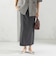 〈洗濯機可能〉マルチ ファンクション ロング タイト スカート