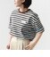 【WEB限定】マルチ ボーダー 5分袖 TEE