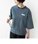 【WEB限定】マルチ ボーダー 5分袖 TEE