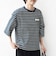 【WEB限定】マルチ ボーダー 5分袖 TEE