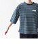 【WEB限定】マルチ ボーダー 5分袖 TEE