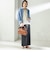 〈手洗い可能〉ブライト ペーパー 裾 ドロスト ニット プルオーバー