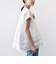 【WEB限定】〈手洗い可能〉布帛 コンビ ペプラム TEE