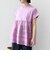 【WEB限定】〈手洗い可能〉布帛 コンビ ペプラム TEE