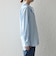 quaranciel:〈洗濯機可能〉タックカラー 2way キーネック シャツ ブラウス