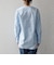 quaranciel:〈洗濯機可能〉タックカラー 2way キーネック シャツ ブラウス
