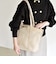 quaranciel: 2way ハンドル メッシュ トートバッグ