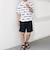 【SHIPS any別注】Phatee: オーガニックコットン パターン プリント スピンドル ポケット Tシャツ◇