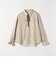 quaranciel:〈洗濯機可能〉ドット フラワー プリント リボンタイ シャツ