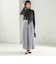 〈手洗い可能〉サテン プリーツ ティアード スカート