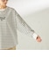 【SHIPS別注】81BRANCA: プリント ロングスリーブ TEE