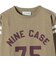 NINE CASE:〈洗濯機可能〉七分袖 フットボール TEE