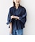 【WEB限定】〈手洗い可能〉ショルダー 刺繍 タック ブラウス