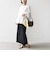 【WEB限定】〈手洗い可能〉ドット 花柄 袖 シャーリング ブラウス