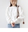 【WEB限定】〈手洗い可能〉ショルダー タック パフ スリーブ ミニ 裏毛 プルオーバー