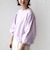 【WEB限定】〈手洗い可能〉ショルダー タック パフ スリーブ ミニ 裏毛 プルオーバー