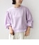 【WEB限定】〈手洗い可能〉ショルダー タック パフ スリーブ ミニ 裏毛 プルオーバー