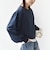 【WEB限定】〈手洗い可能〉ショルダー タック パフ スリーブ ミニ 裏毛 プルオーバー