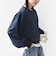 【WEB限定】〈手洗い可能〉ショルダー タック パフ スリーブ ミニ 裏毛 プルオーバー