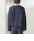 〈手洗い可能〉ミックスカラー ニット ジャケット