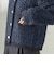 〈手洗い可能〉ミックスカラー ニット ジャケット
