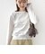 【WEB限定】〈手洗い可能〉ショルダー レース コンビ ニット プルオーバー